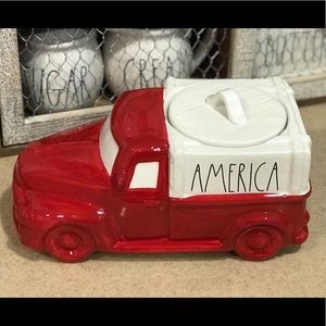 Rae Dunn AMERICA truck canister